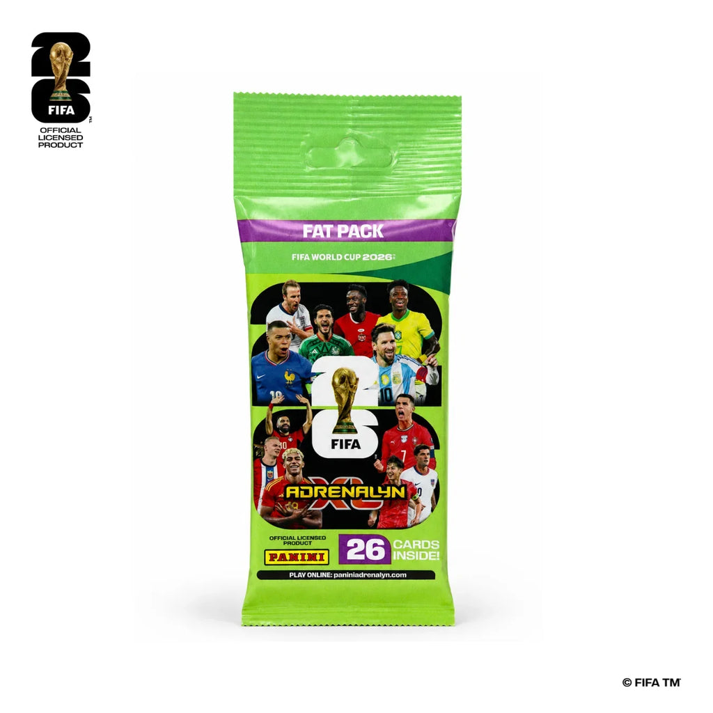 Panini FIFA World Cup 2026 Adrenalyn XL Fat Pack Trading Cards Official Football Collectible Cards