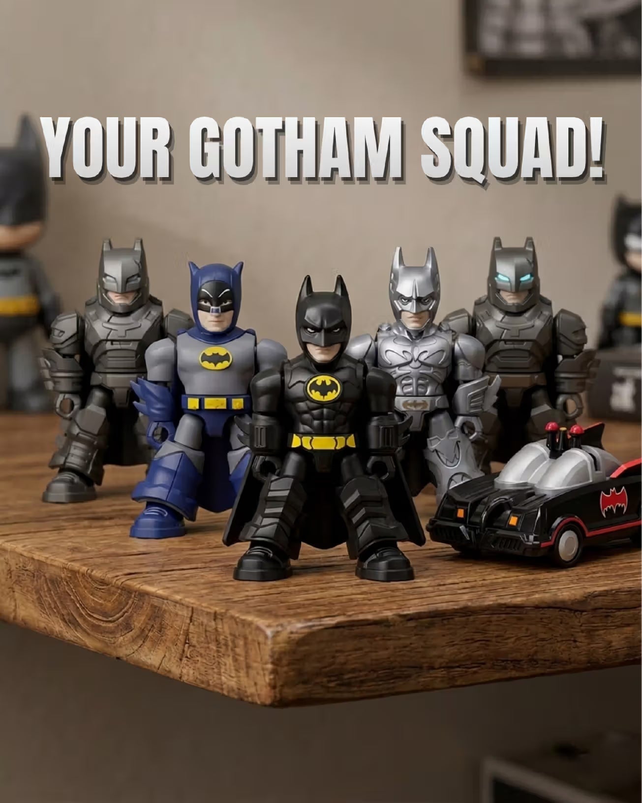 Blokees Model Kits - DC-DV01--Batman Legendary Assemble