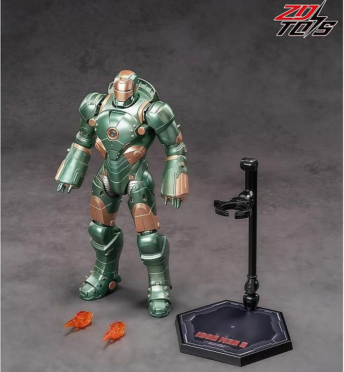 ZD Toys Non-Light-Up Edition 1906-37 Iron Hero MK37 1/10 Action Figure