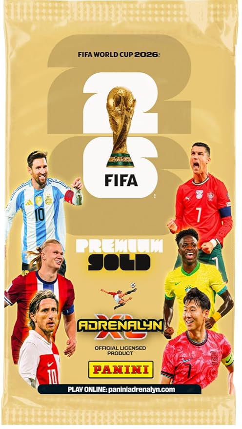 FIFA World Cup 2026 Adrenalyn-Premium Gold Packet