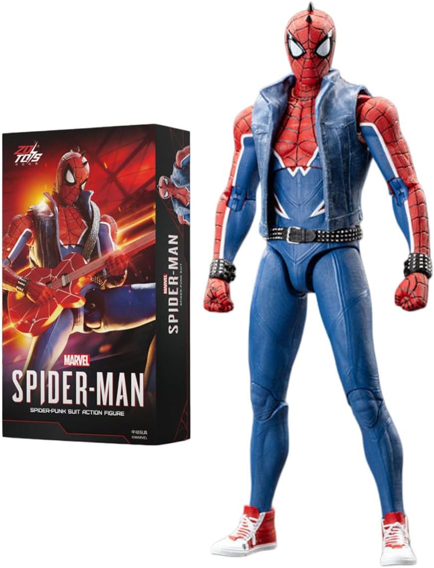 ZD Toys 1/10th Scale Gamerverse Spiderman Spider Punk Collector Action Figure