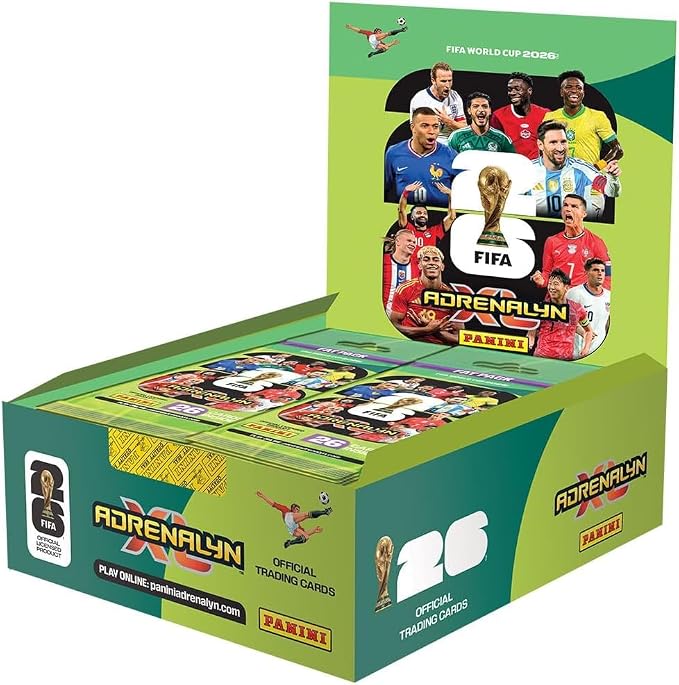 Panini FIFA World Cup 2026 Adrenalyn XL Fat Pack Trading Cards Official Football Collectible Cards