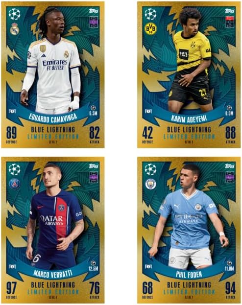 Topps UEFA Champions League Match Attax 23/24 Trading and Collectible Card Game(Exclusive Pack)