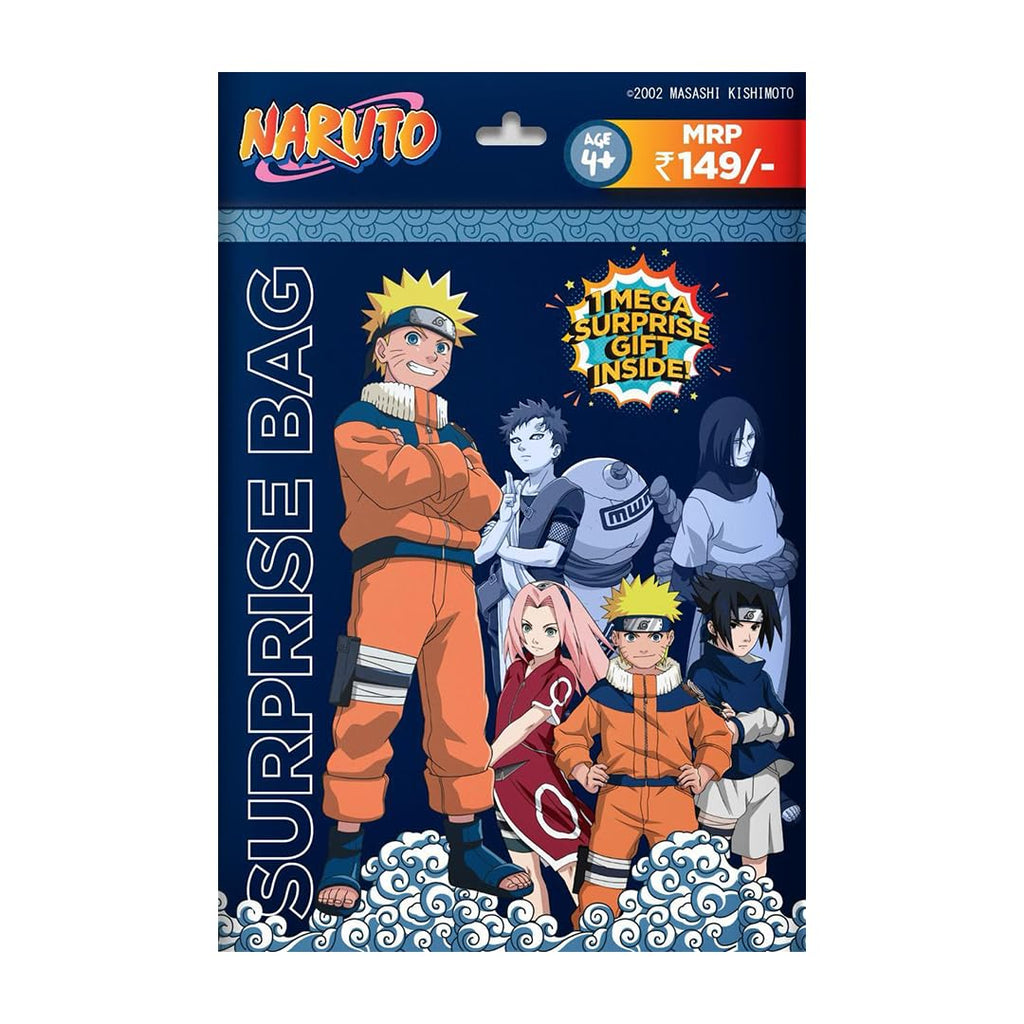 Topps Naruto Surprise Bag -Pack of 4 (4 Years & Above)