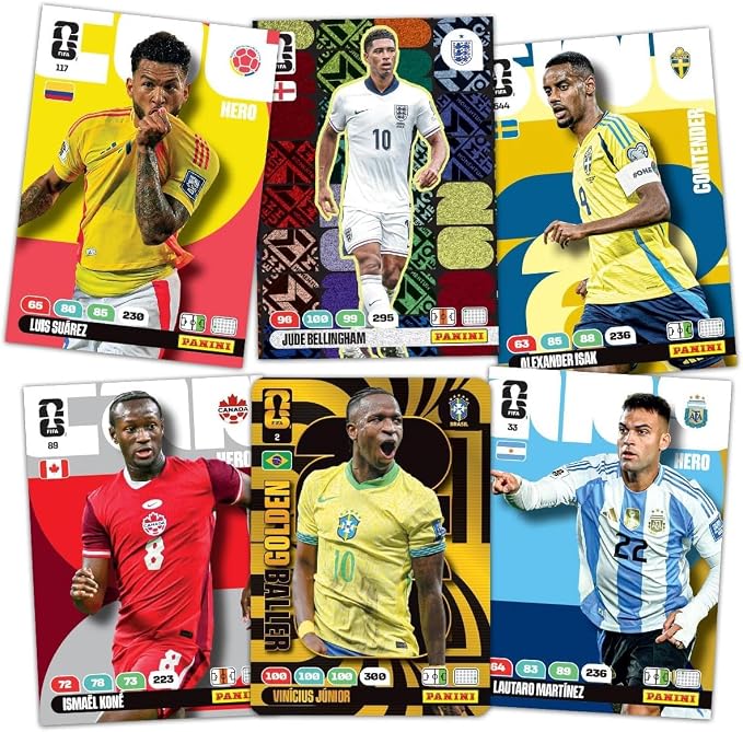 Panini FIFA World Cup 2026 Adrenalyn XL Fat Pack Trading Cards Official Football Collectible Cards