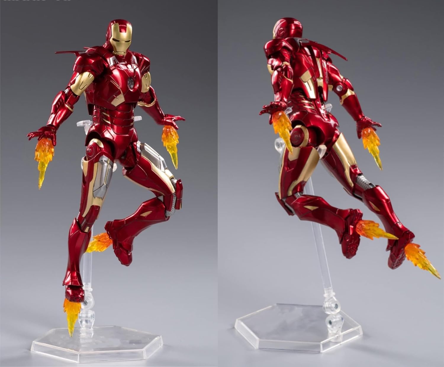 ZD Toys Collectible Figure Full Set: Anniversary Series Non-Luminous Version: Iron Man MK7 (1906-07), 1:10 Scale Miniature Action Figurine