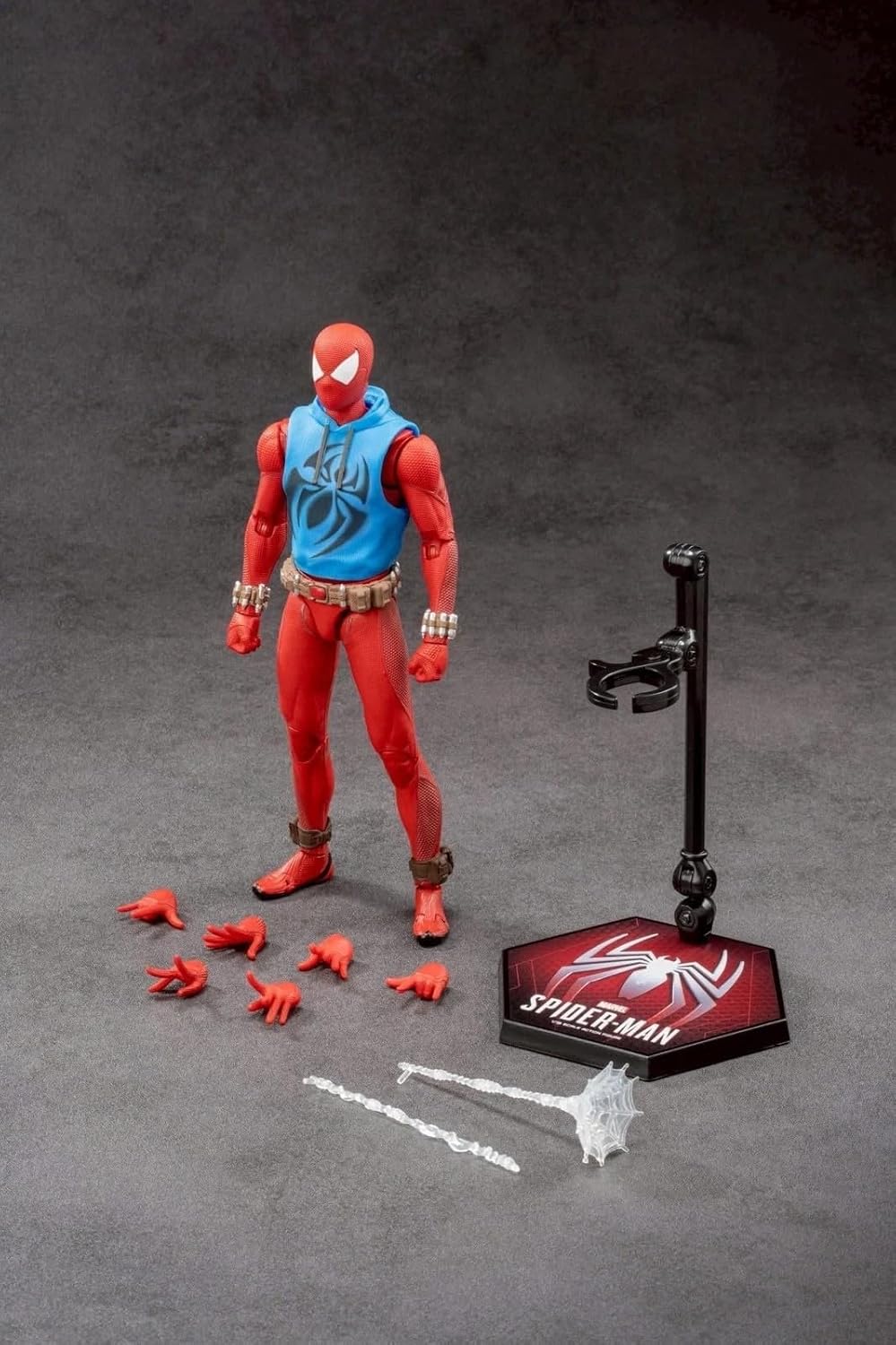 ZD Toys 1/10th Scale Gamerverse Spiderman Scarlet Spider Suit Collector Action Figure