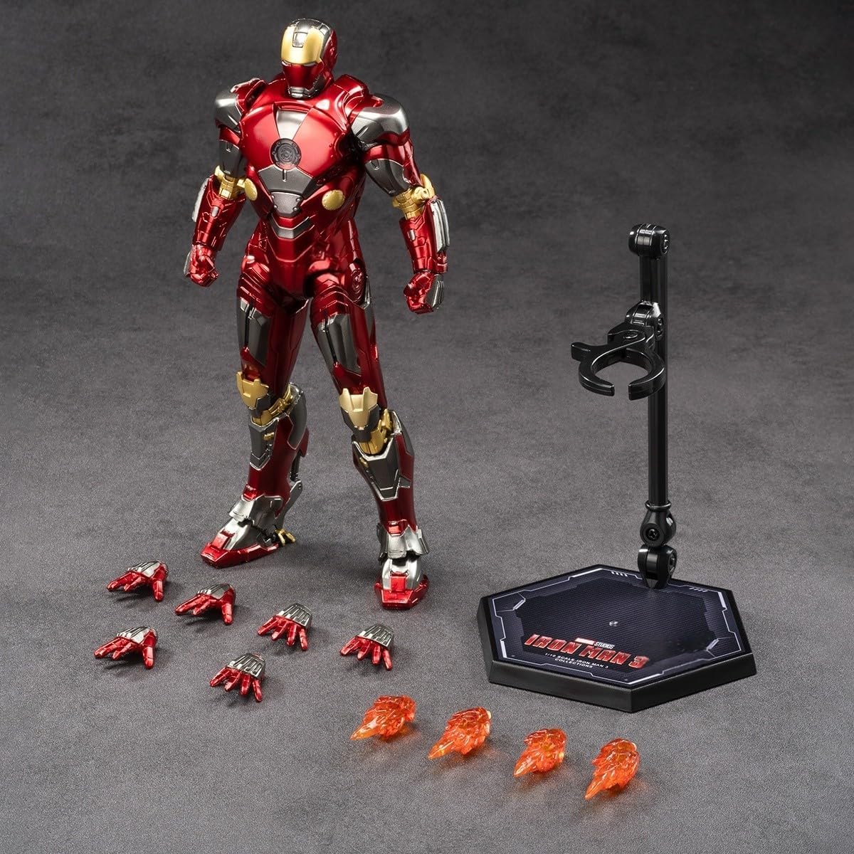 ZD Toys Anniversary Series 1/10th Scale Iron Man Mark XIX MK19 Tiger Collector Action Figure
