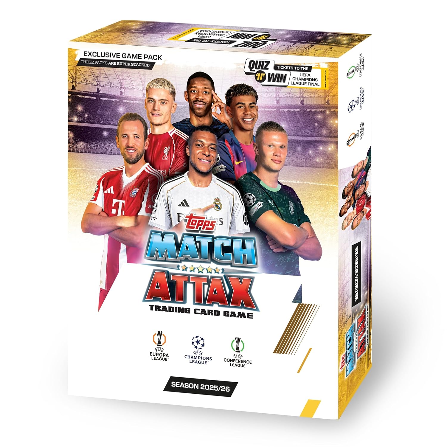 Topps UEFA Champions League Match Attax 2025-26 Trading and Collectible Card Game (Exclusive Game Pack)