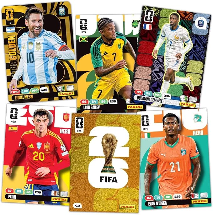 Panini FIFA World Cup 2026 Adrenalyn XL Fat Pack Trading Cards Official Football Collectible Cards