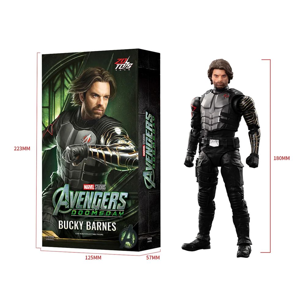 Winter Soldier, Avengers: Doomsday · ZD Toys 1:10 Action Figure